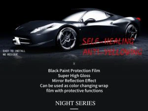 Gloss Black Paint Protection Film